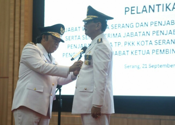 Nanang Saepudin Gantikan Yedi Rahmat sebagai Pj Wali Kota Serang 