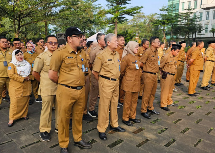 Pimpin Apel Pagi, Wali Kota Benyamin Soroti Serapan Anggaran