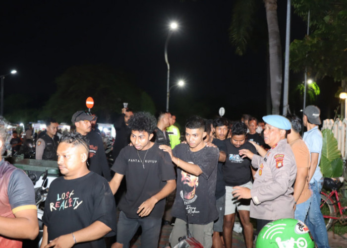 Operasi Berantas Jaya 2025, Puluhan Preman di Tangerang Digiring Polisi 
