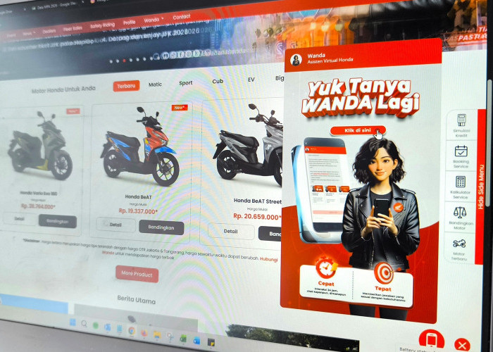 WANDA Permudah Konsumen Honda Akses Informasi Servis 