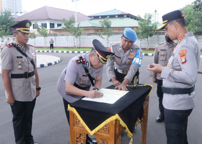 Polres Metro Tangerang Kota Gelar Sertijab dan Pisah Sambut 9 Pejabat Baru