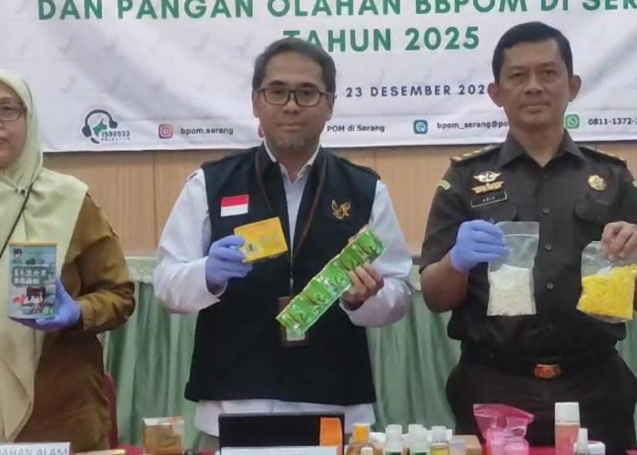 BBPOM Serang Temukan Ribuan Produk Ilegal, Nilai Ekonomi Capai Rp790 Juta