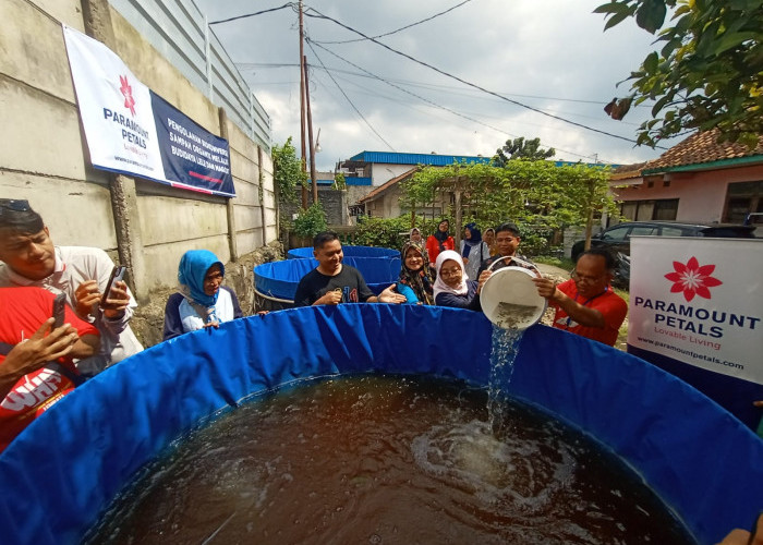 Paramount Petals Luncurkan Program Pengolahan Sampah Biokonversi Melalui Budi Daya Lele dan Magot