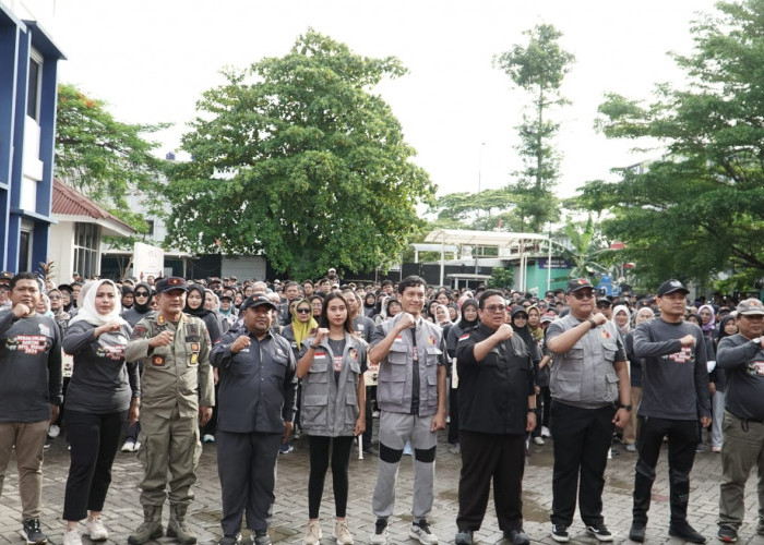 Siap Kawal Pilkada Serentak, Bawaslu Kota Tangsel Gelar Apel Akbar Pengawas