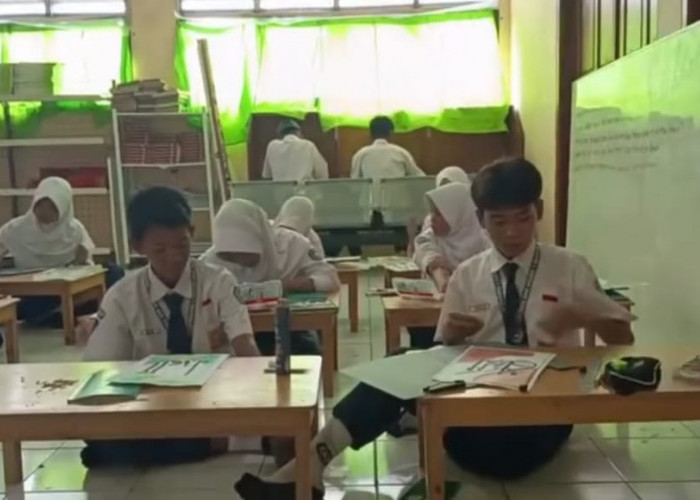 SMPN 1 Pakuhaji Gelar Lomba Kaligrafi untuk Asah Bakat