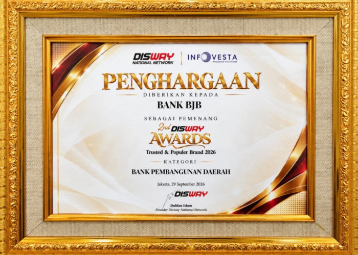 bank bjb Perkuat Posisi Merek melalui Penghargaan Trusted & Popular Brand 2026