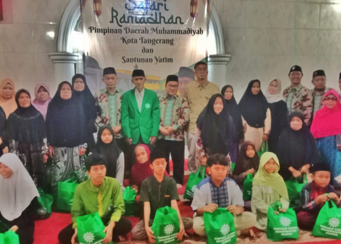 Pimpinan Daerah Muhammadiyah Kota Tangerang Sebar Santunan
