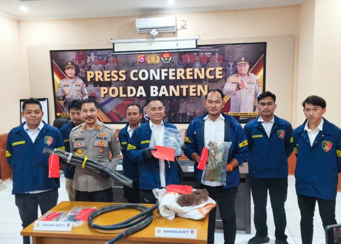 Polda Ringkus Komplotan Pencuri Kabel KRL