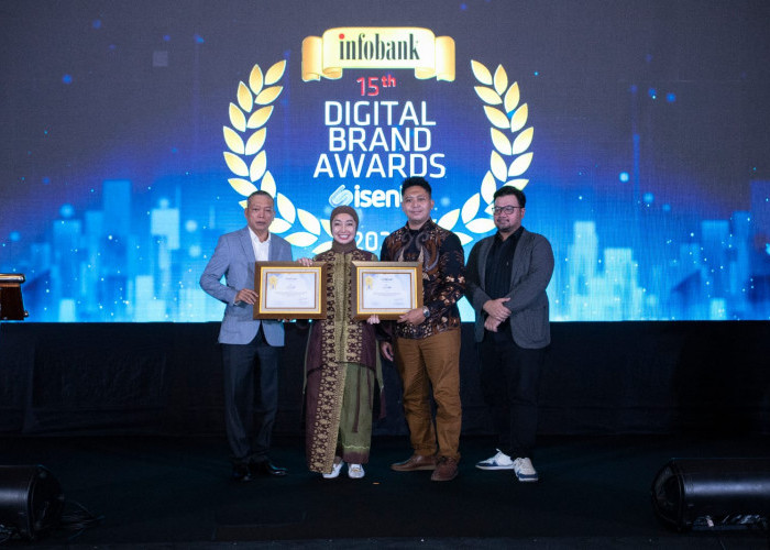 Inovasi dan Kepercayaan Publik Antar bank bjb Raih Penghargaan di Ajang Infobank–Isentia Digital Brand Appreci