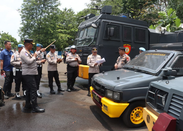 Kapolresta Tangerang Cek Kendaraan Dinas