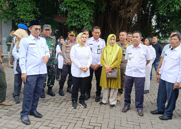 Datangi Tiga Lokasi TPS, Bupati Tatu Harapkan Partisipasi Pemilih Tidak Kurang Dari 80 Persen