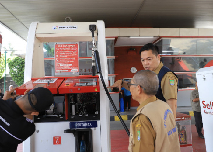 Hindari Kecurangan Jelang Mudik, SPBU di Kota Tangerang di Uji Takar