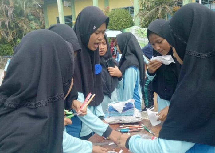 SMPN 2 Solear Gunakan Barang Bekas Untuk Praktik Belajar