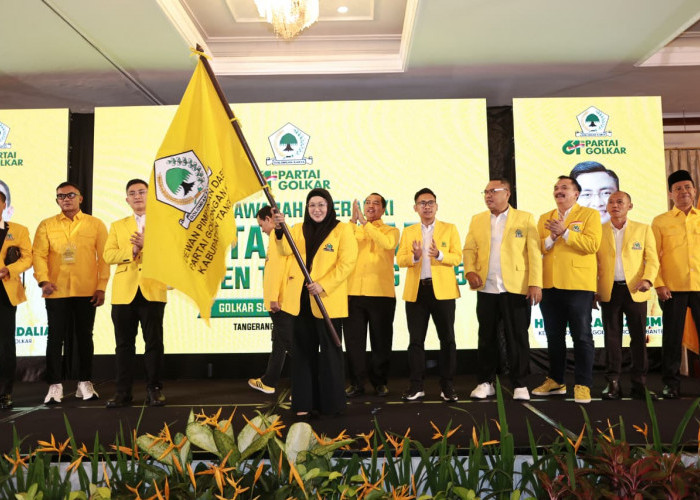 Tak Ada Lawan, Intan Nahkodai Golkar Kabupaten Tangerang