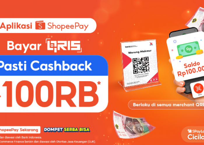 ShopeePay Dukung Adopsi QRIS Nasional, Hadirkan Pasti Cashback Saldo hingga Rp100.000 untuk Pengguna