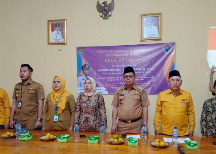 Kades Ketapang Bantah Disebut Ada Mark Up Anggaran Plakat Nomor Rumah