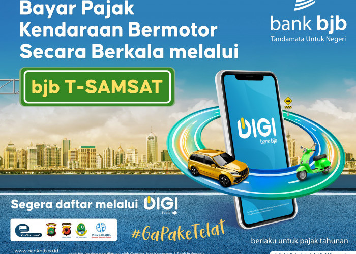 Bayar Pajak Kendaraan Kini Makin Mudah Dengan Fitur bjb T-Samsat Melalui DIGI bank bjb Saja!