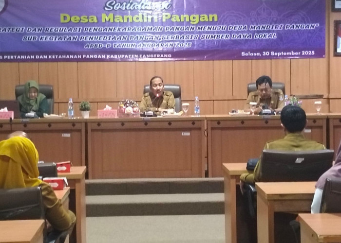 DPKP Kabupaten Tangerang Sosialisasikan Desa Mandiri Pangan 