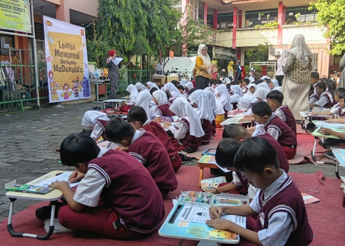 SDN Kereo 7 Tumbuhkan Jiwa Kompetisi Melalui Lomba Mewarnai