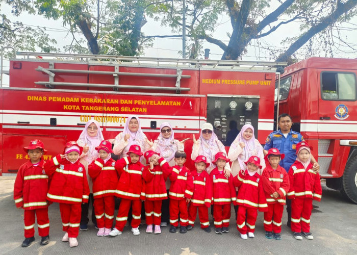 4.301 Anak PAUD - TK Ikuti Edukasi Damkar Kota Tangsel