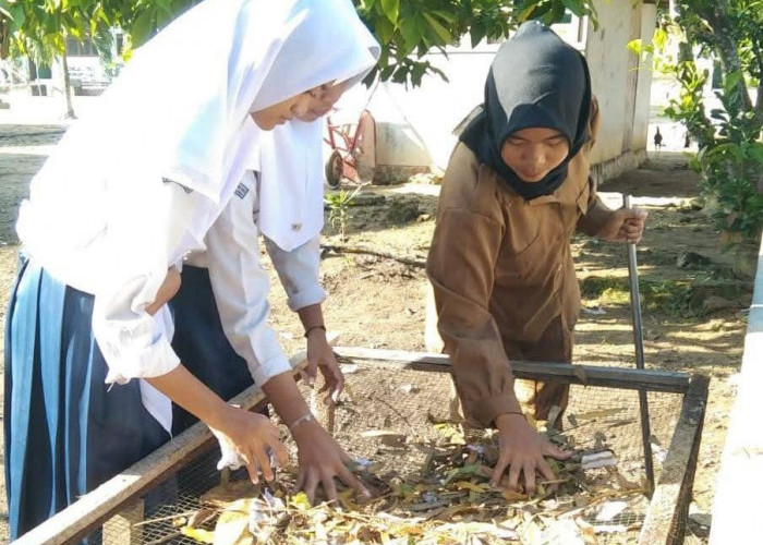 Pengolahan Sampah Organik Jadi Pembelajaran Siswa