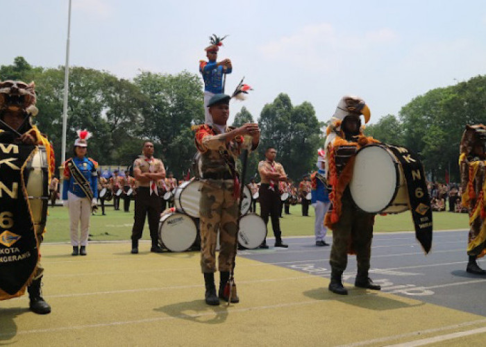 SMK Negeri 6 Kota Tangerang Unggulkan Pramuka dan Drumband