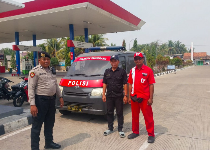Polsek Mauk Cek Stok BBM di Sejumlah SPBU, Pasokan Aman dan Antrean Normal