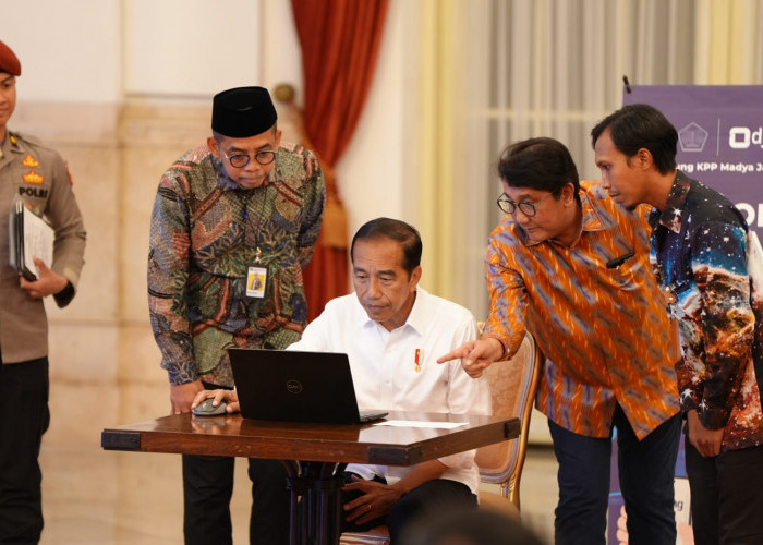 Presiden Jokowi Lapor SPT Tahunan Elektronik