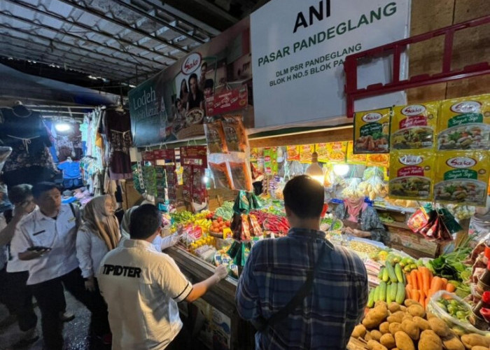 Satgas Pangan Cek Harga Sembako di Pasar Badak