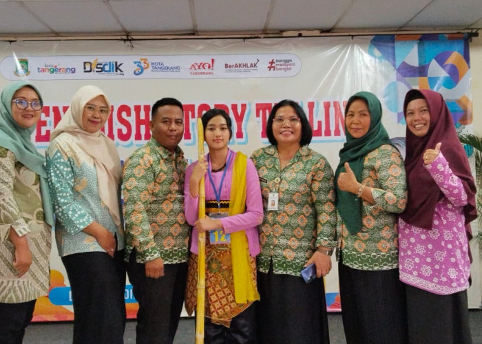 Viossy Arrubab Abimanyu, Siswi SDN Tanah Tinggi 7, Raih Juara 1 English Story Telling Tingkat Kota Tangerang