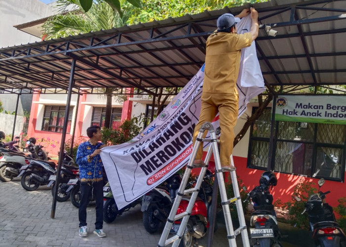 SDN Cipondoh 5 Lindungi Siswa dari Polusi Asap Rokok