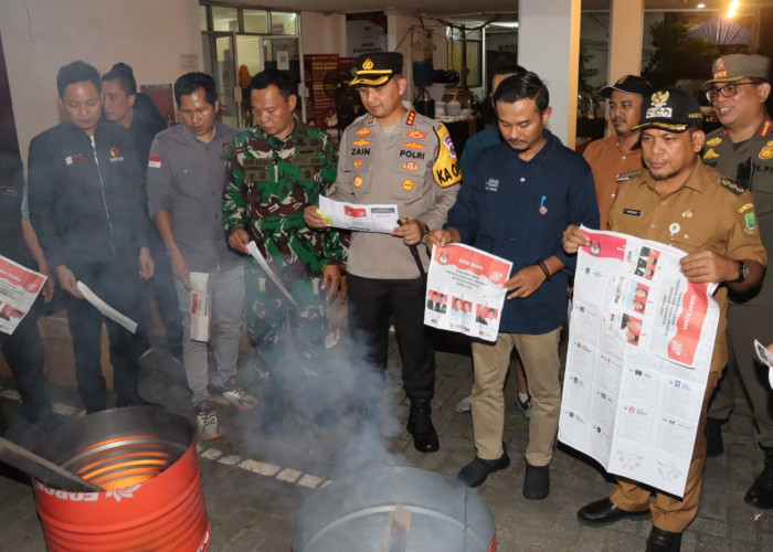 KPU Kota Tangerang Musnahkan 16.607 Surat Suara Rusak