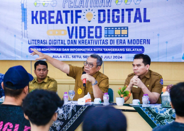 Gelar Pelatihan Video Kreatif, Benyamin: Wujudkan SDM Tangsel yang Unggul di Era Digital