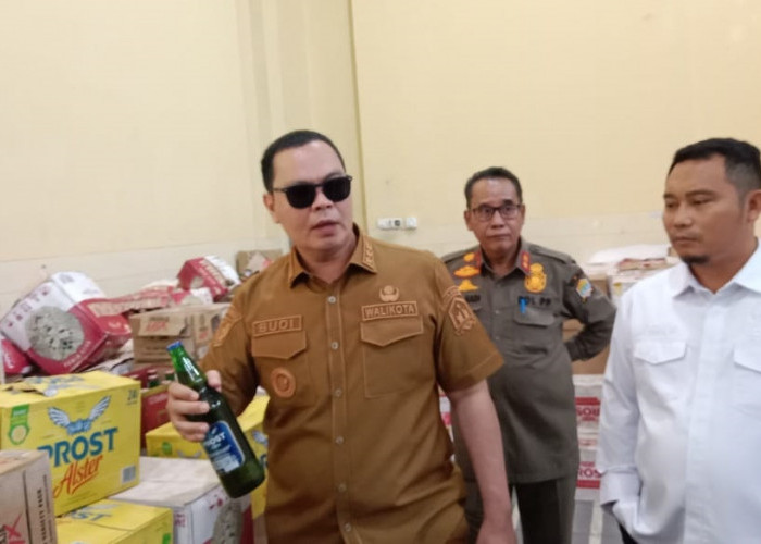 15 Ribu Botol Miras Disita dari Rumah di Taktakan, Pemkot Akan Perketat Peredaran Miras