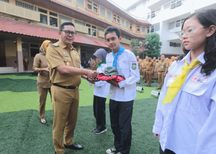 Wakil Walikota Tangerang Lepas Kontingen PMI ikuti Jumbara PMR IV ke Banten