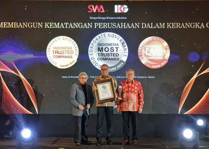 bank bjb Raih Penghargaan Most Trusted Banking di Ajang Indonesia Good Corporate Governance Award 2024