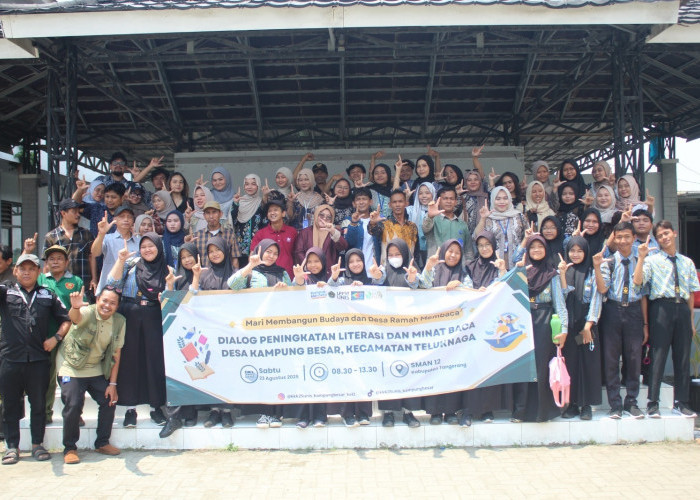 Kuliah Kerja Kemasyarakatan UNIS Tangerang 2025, Upaya Tingkatkan Minat Baca