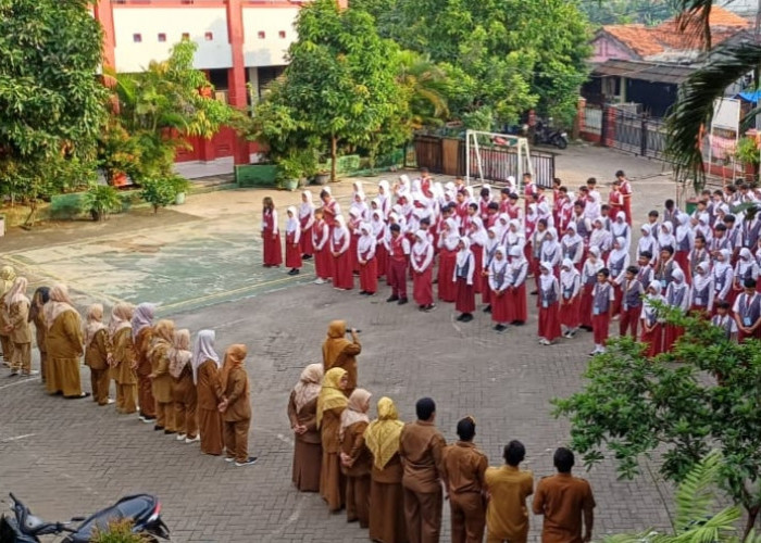 SDN Larangan 9 Beri Motivasi Sebelum Ujian Sekolah 