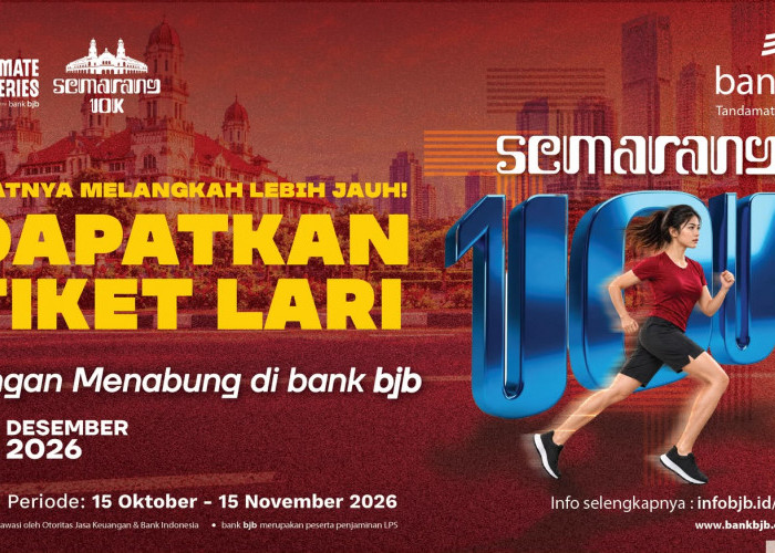 bank bjb Perkuat Sport Tourism Lewat Semarang 10K 2026, Hadirkan Promo Menabung Berhadiah Tiket Lari