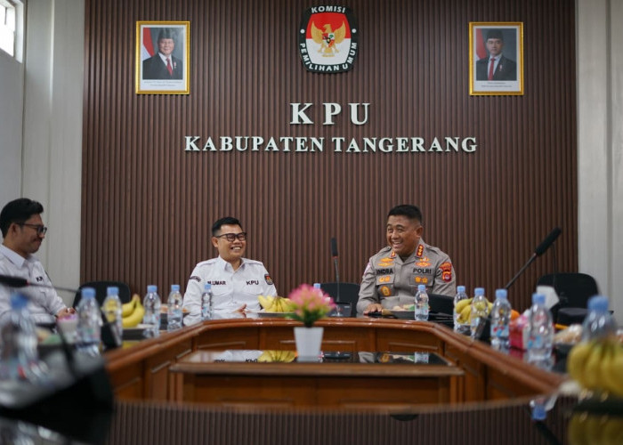 Atensi Pengamanan Pemutakhiran Data, Kapolresta Tangerang Kunjungi KPU dan Bawaslu