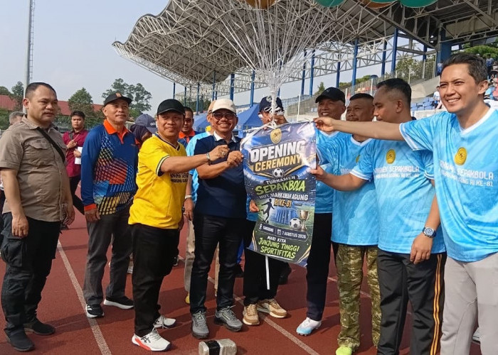 HUT MA RI ke-81, Pemkot Tangerang Apresiasi Turnamen Sepak Bola 