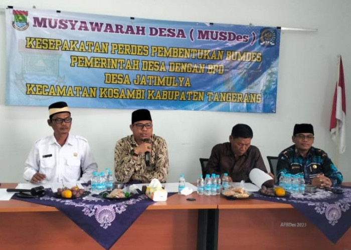 Pemdes Jatimulya Gelar Musdes untuk Susun Bumdes