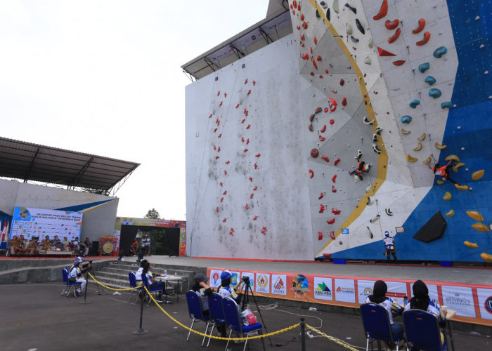 Kejurnas Panjat Tebing Piala Wali Kota Tangerang, Ratusan Atlet Nasional Unjuk Kebolehan