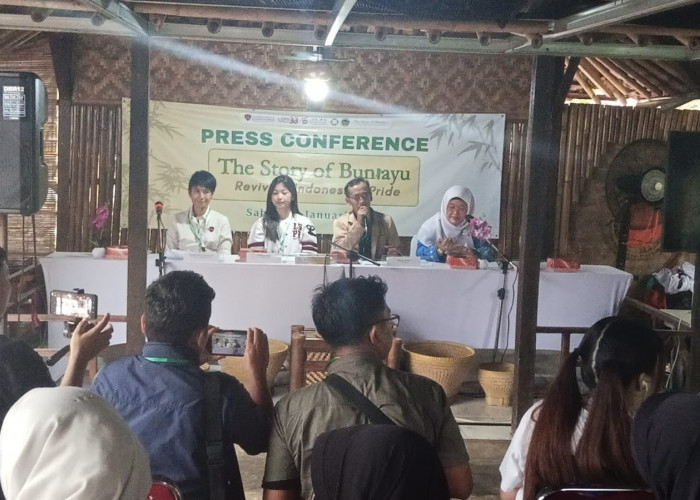 Program Kolaborasi The Story of Buniayu di Desa Buniayu. Angkat Bambu ke Ranah Internasional