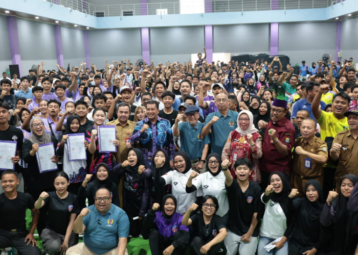 Penandatanganan Kesepakatan Kerja Atlet dan Pelatih Porprov VII, Bupati Minta Atlet Tunjukkan Mental Juara 