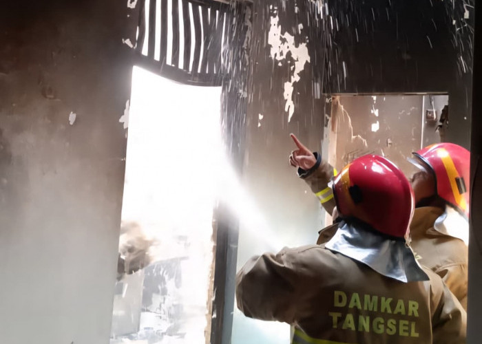 Diduga Gas Bocor, Laundry Ludes Terbakar
