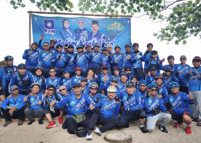Semangat Gowes Bareng Komunitas Segoow  (Sedulur Gowes) Rayakan Milad Ke-3 dengan Jalur Syahdu di Carita