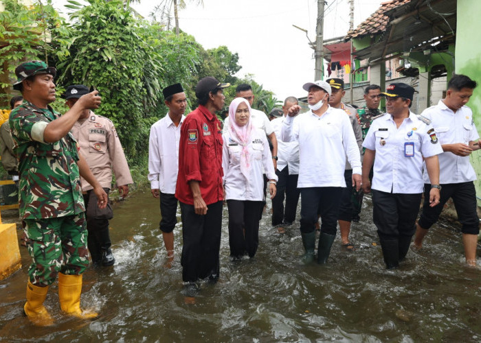 Bupati Maesyal Tinjau Banjir di Desa Patrasana dan Kandawati, Penanganan Cepat dan Tepat Sasaran