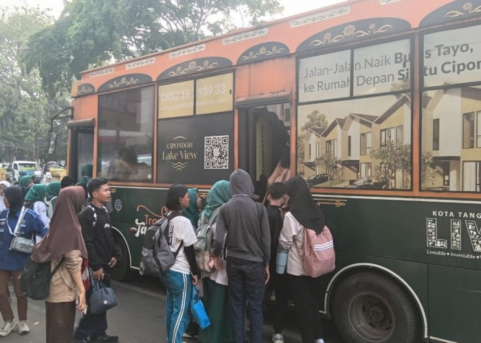 HUT RI ke-81, Ribuan Warga Nikmati Layanan Bus Tayo dan Si Benteng Gratis 