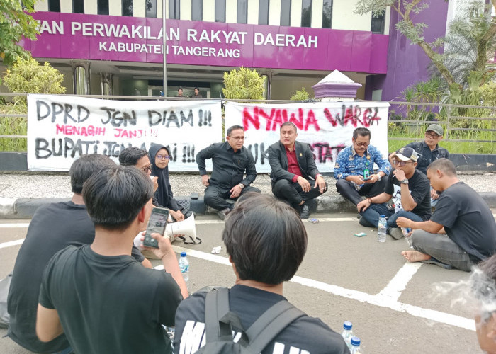 Mahasiswa Desak Pemkab Tangerang, Tuntaskan Persoalan Truk Tanah di Tangerang Utara